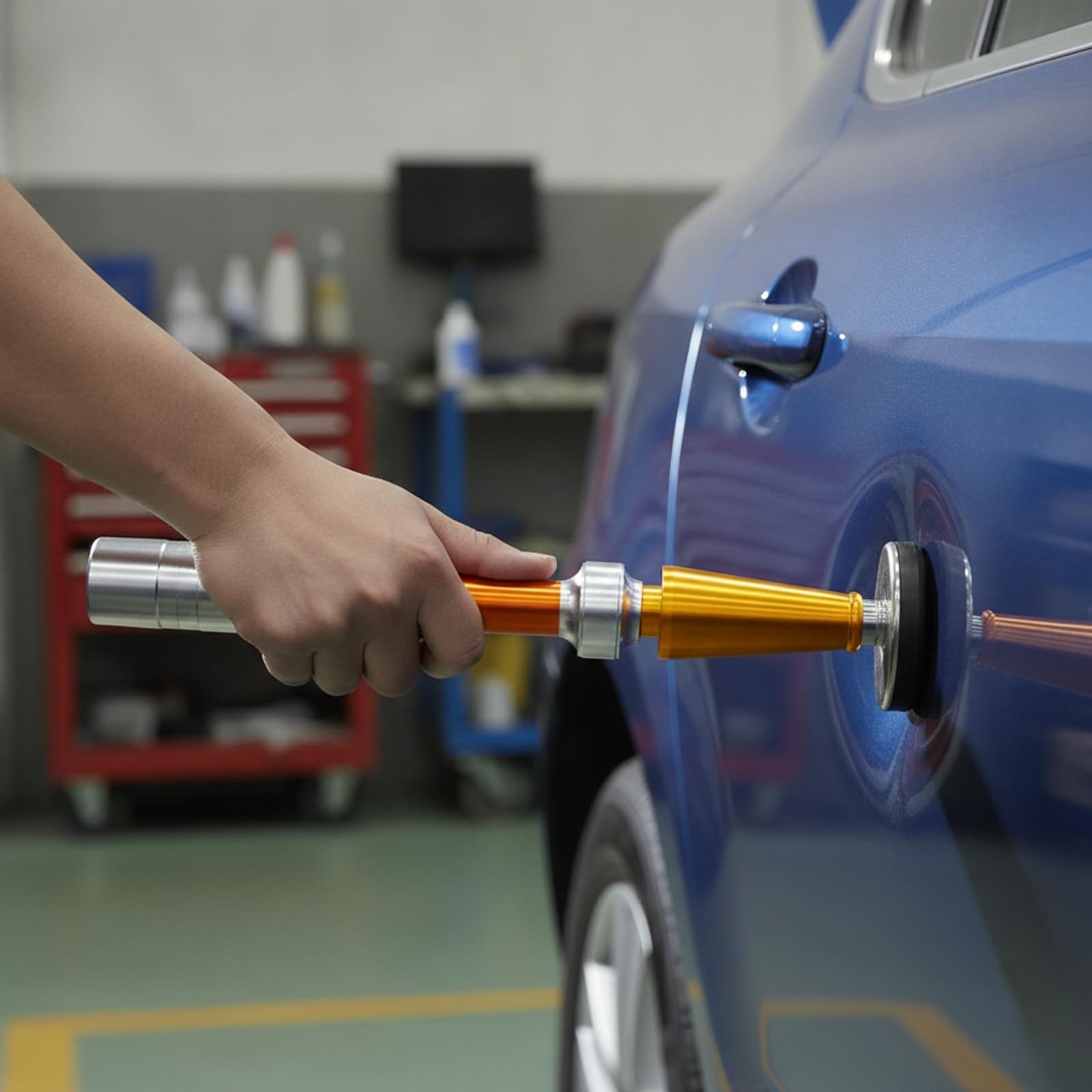 Estrattore Ammaccature per con Punta Filettata E Sezione per Trasferimento Ottimale lo Scorrimento per Riparazione Pannelli Auto