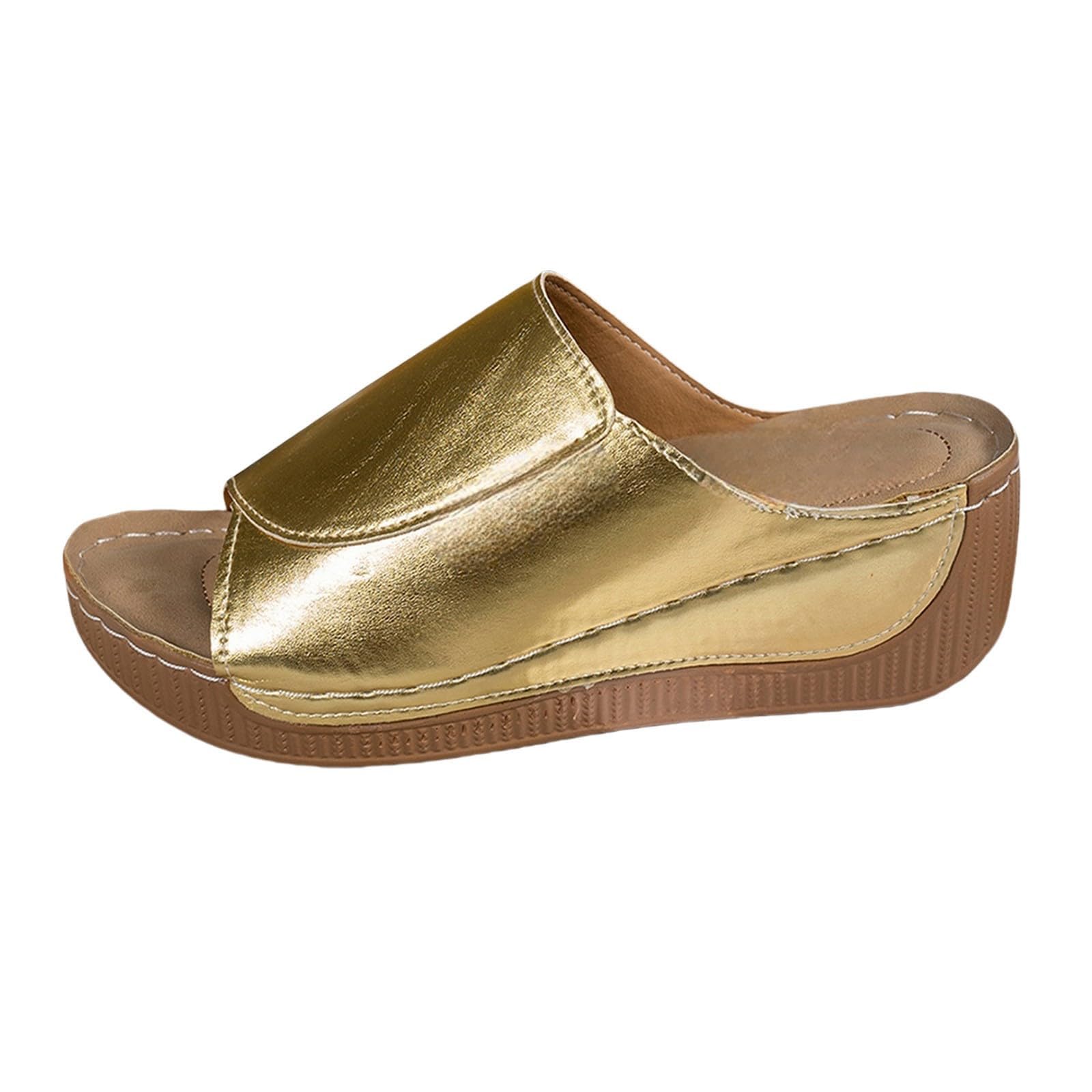 Ciabatte Donna Estive - Ladie Fashion Solid Color Exposed Toe Thick Sole Casual Sandal and Slipper Ciabatte Donna Mare Ortopediche Sandali Sabot Estivi Mare Antiscivolo