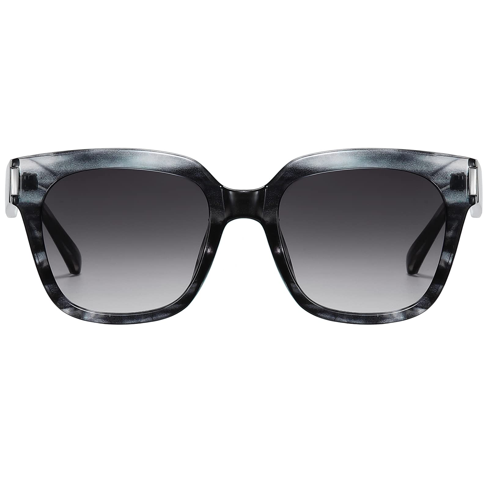 H HELMUT JUST Gafas de Sol de Moda para Mujer Grandes Lente Anti UVA UVB Cuadradas Montuta Viajes de Verano