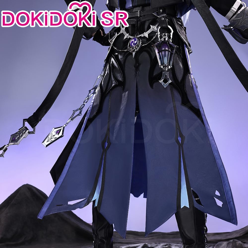 KIRA KIRA Flins Cosplay Costume Doki-SR Song of the Welkin Moon Genshin Flins Halloween Costume for Women Men