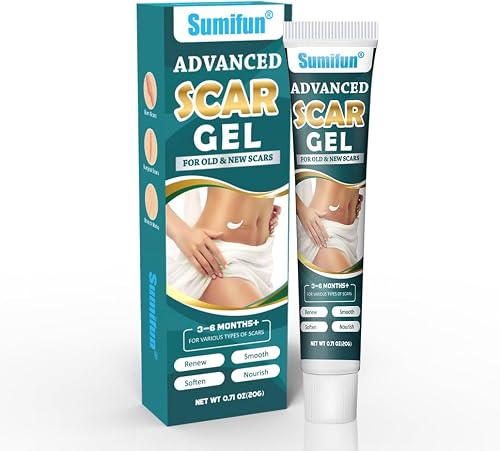 Sumifun Advanced Scar Gel for Old and New Scars, All Skin Types, Cream Form, 20g