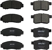 Vista 95 de Juego de pastillas de freno delanteras y traseras de 4 ruedas de repuesto de pastillas de freno de disco de cerámica para Nissan Pathfinder