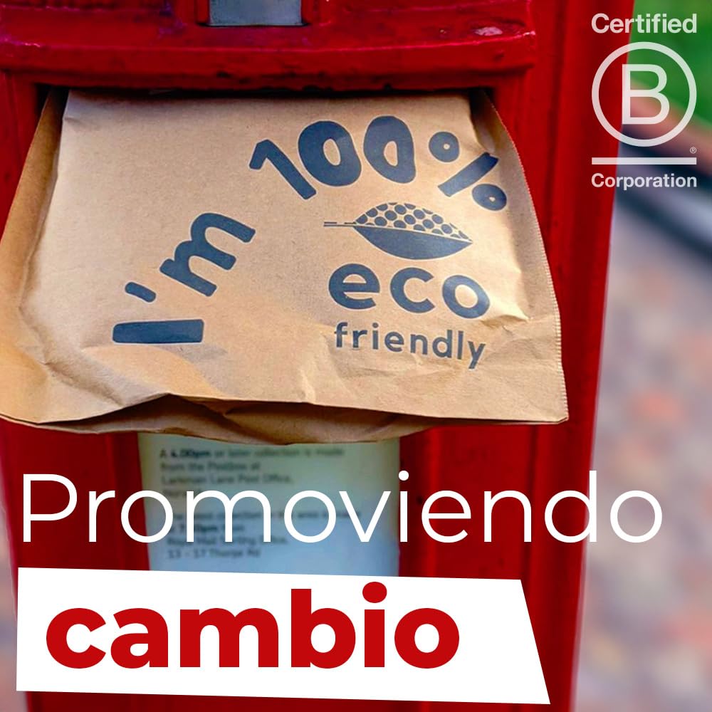 sobres de envío de papel | Paquete de 25| Sobre de correo biodegradable y compostable | Tamaño: 36 x 43.5 cm + fuelle inferior