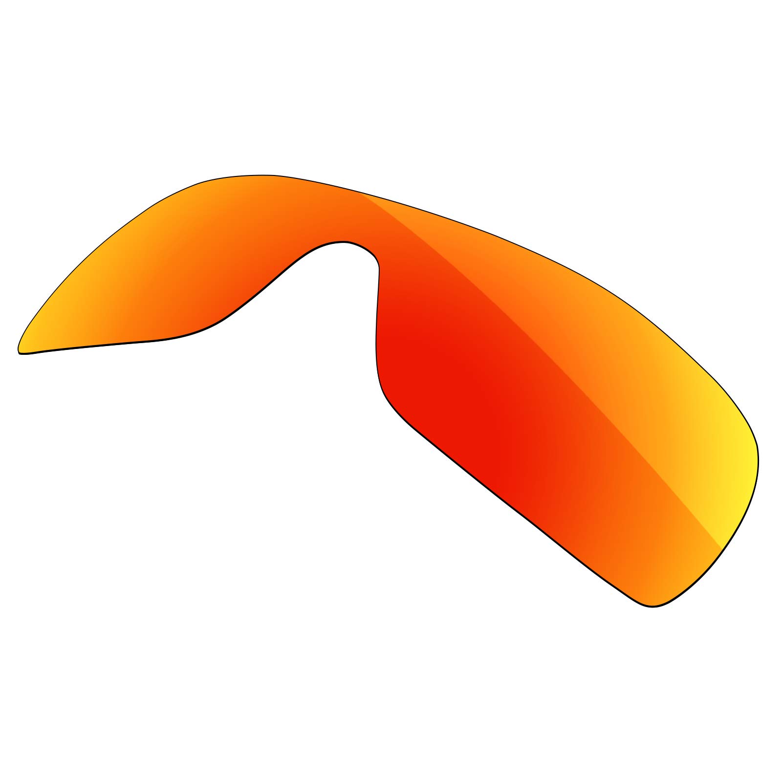 5 lentes polarizados de repuesto compatibles con gafas de sol Oakley Batwolf OO9101, paquete combinado