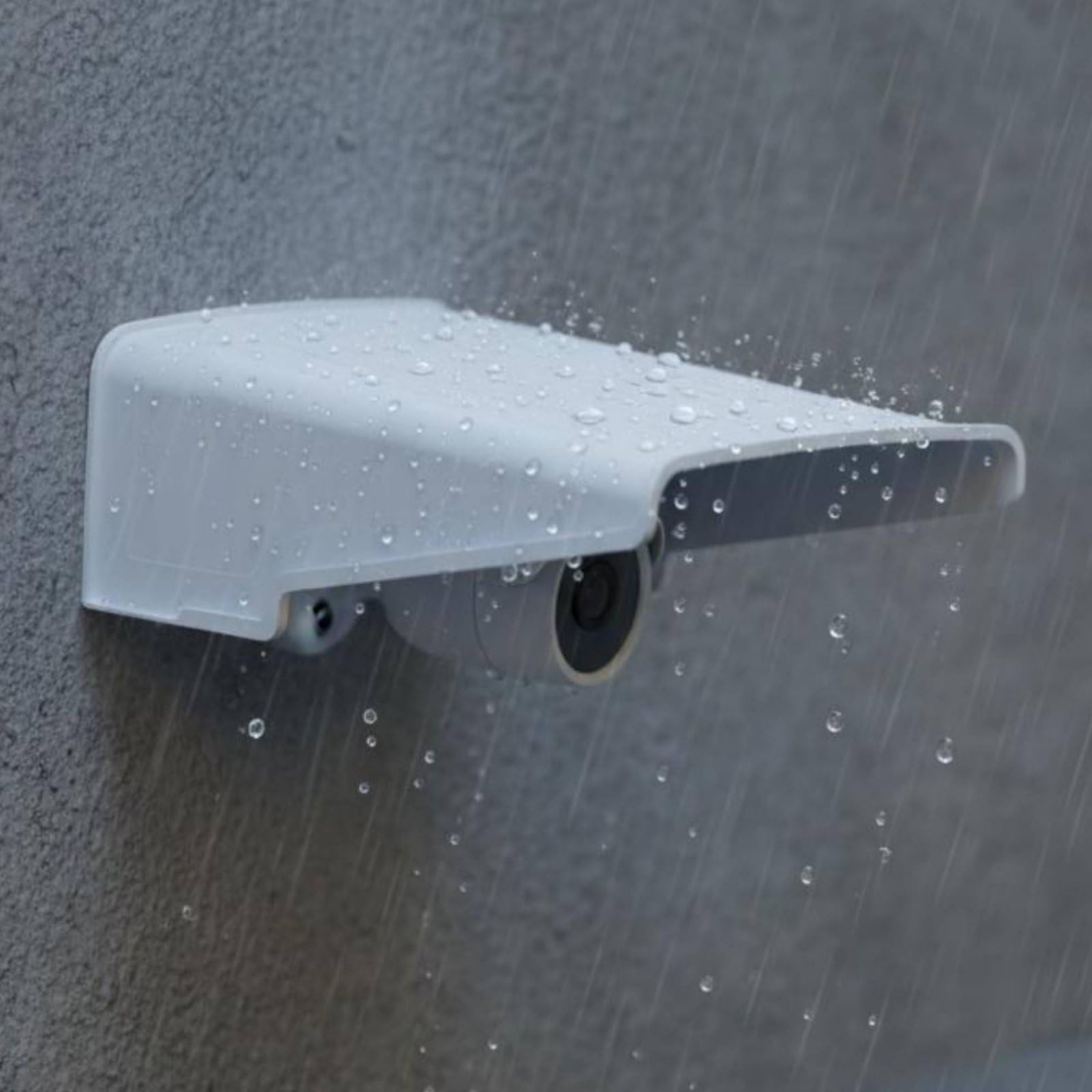 predolo Copertura Antipioggia Telecamera Esterna Antipolvere Tettuccio Protettivo per Telecamera Esterna Materiale Robusto Accessorio Videosorveglianza, Nero