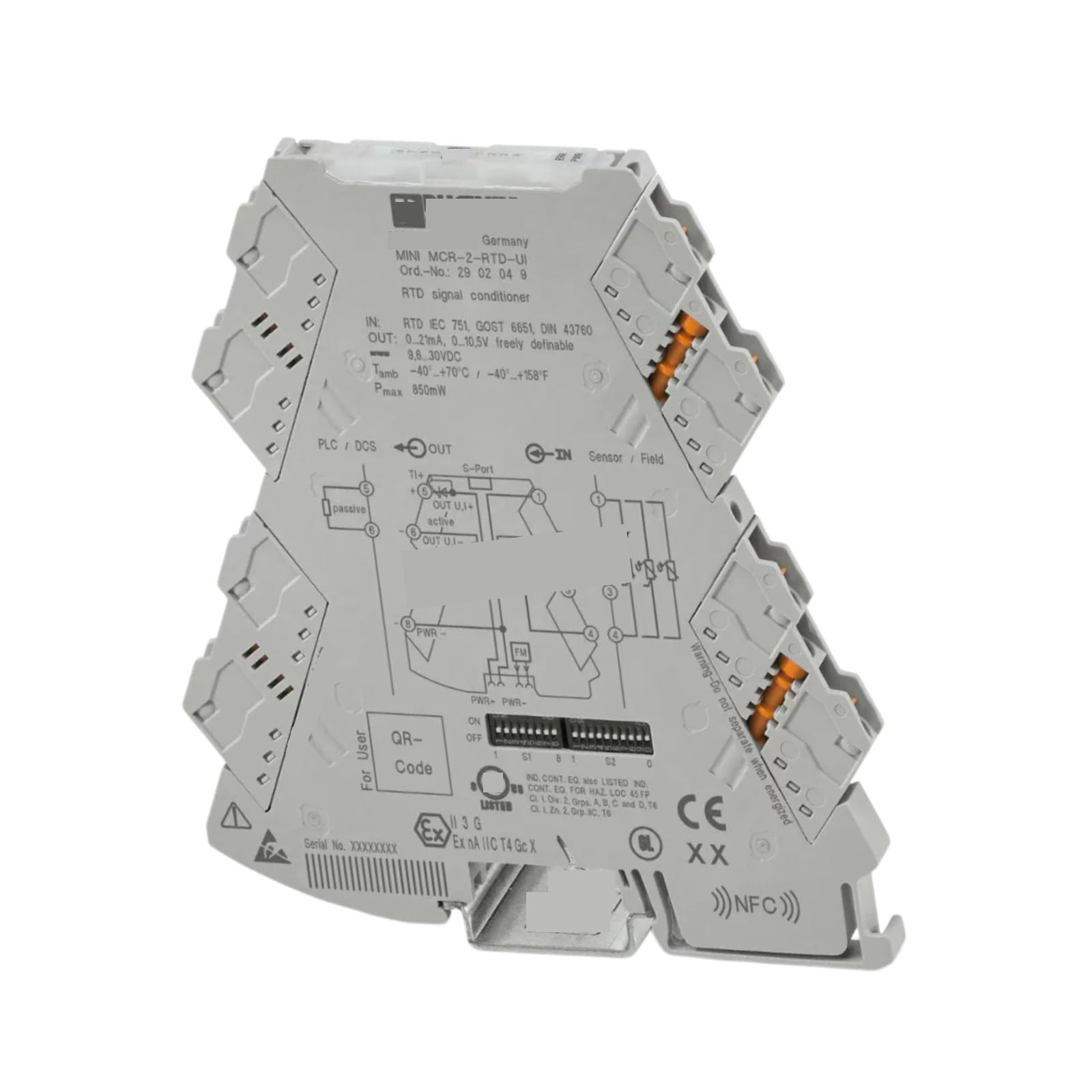 HKEJSJWA Temperature Transmitter MINI MCR-2-RTD-UI 2902049, Measurement Transmitter