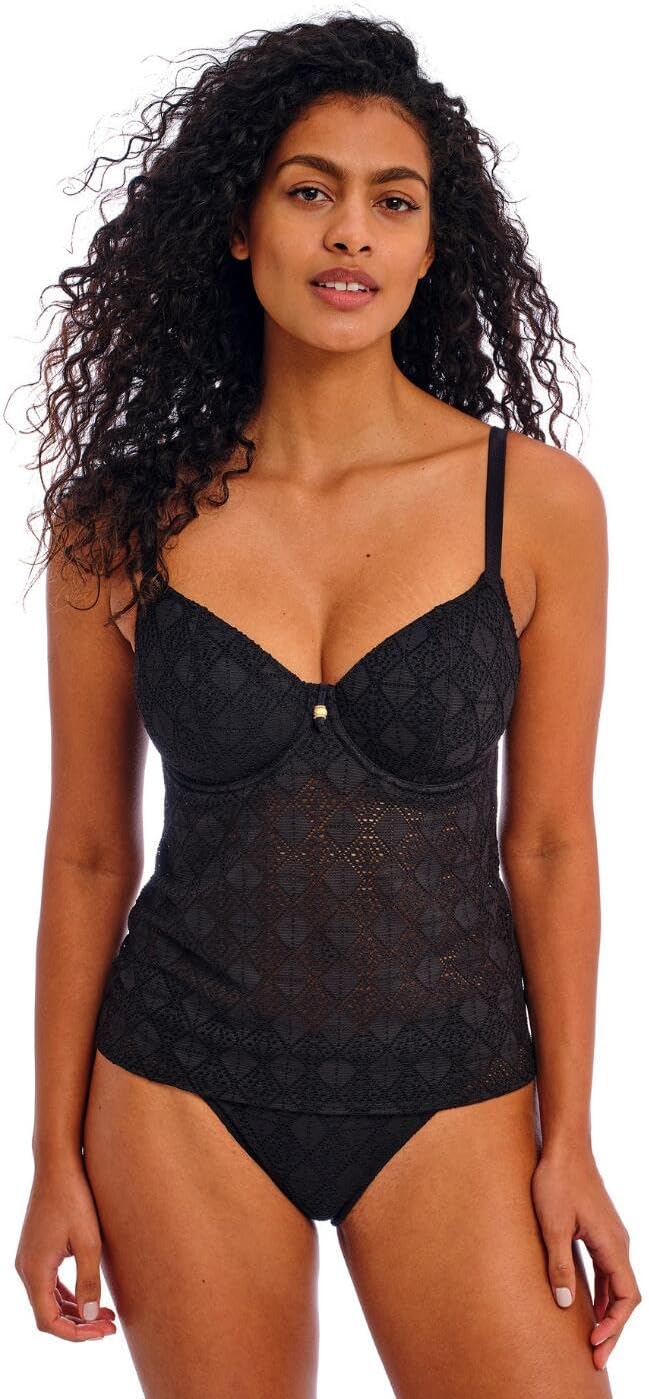 Freya Women's Nomad Nights Underwire Plunge Tankini Top