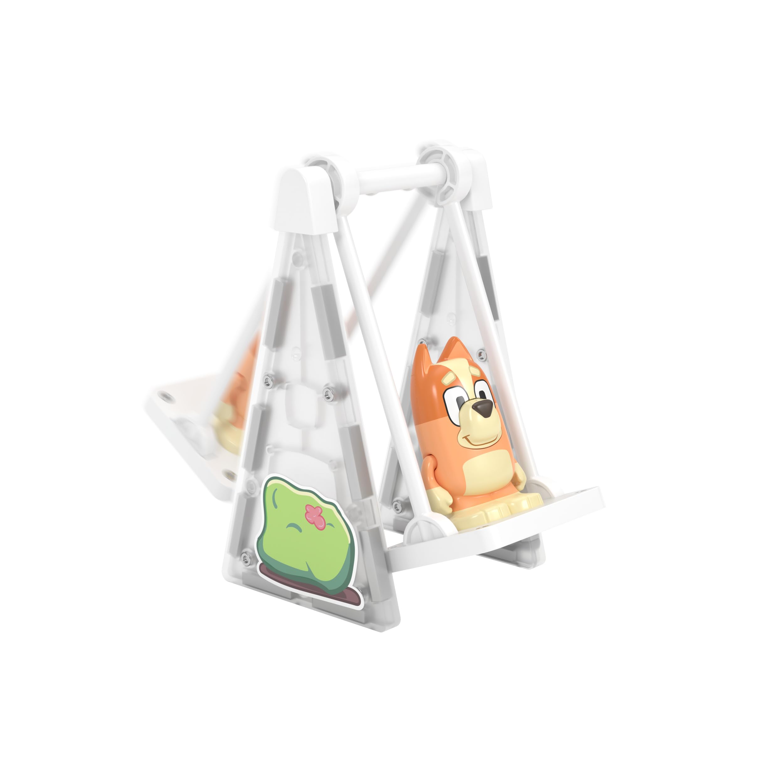 TILE TOWN Bluey Heeler Home Magnetic Tiles Construction Building Playset with Bluey and Bingo Figures, Kids 3-5+ - Image 3