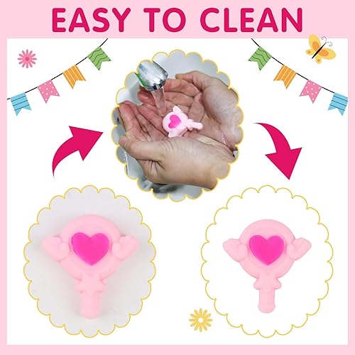 Miniatura 3 de Anboor 24 piezas de juguetes esponjosos Mochi para el día de San Valentín para niños, premios de clase escolar, intercambio de aula, regalos de