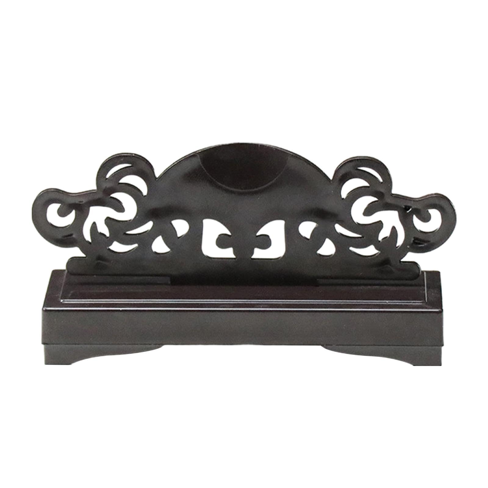 Folding Fan Stand Holder Hand Held Fan Holder for Bookshelf Restaurant Hotel | Display Easels-image-4