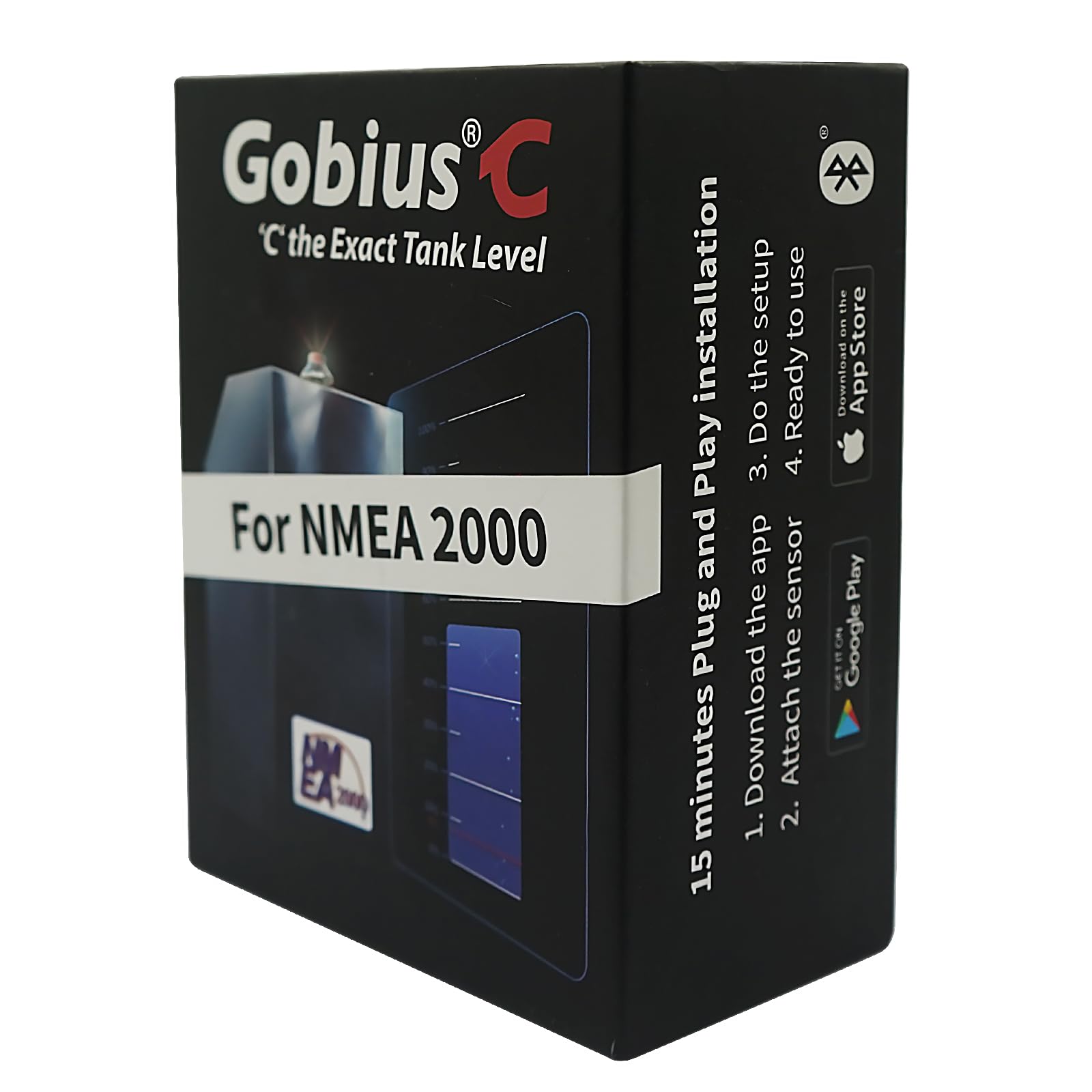 Capteur Gobius C NMEA 2000 mesure continue de niveau de réservoir de liquide analogique
