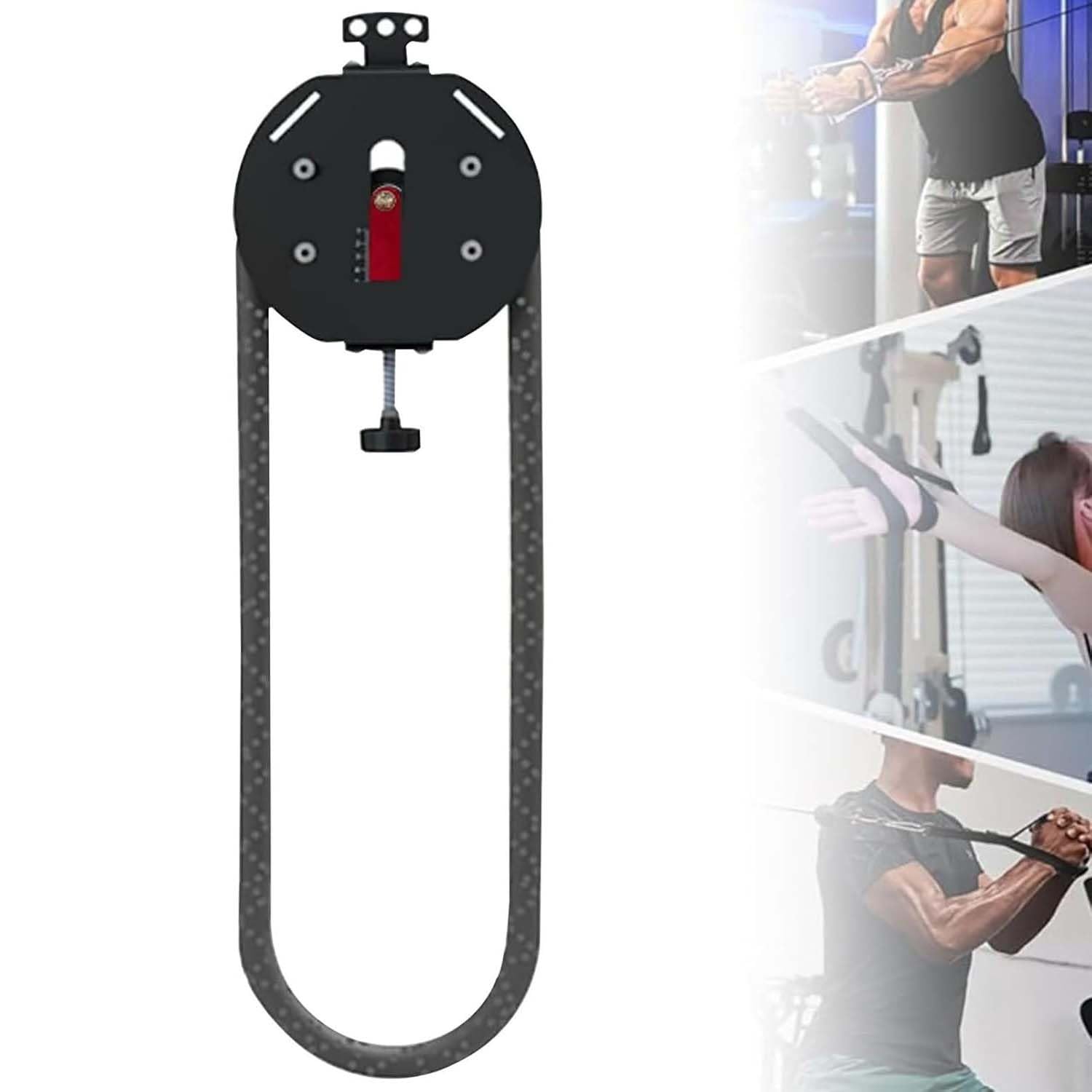 System Treningowy Endless Rope, Przenośny Bloczek Do Ćwiczeń Domowych, Maksymalnym Oporem 30 Kg (66 Funtów). Nośność 150 Kg (330 Funtów) Wspomaga Efektywny Trening Ramion I Pleców.