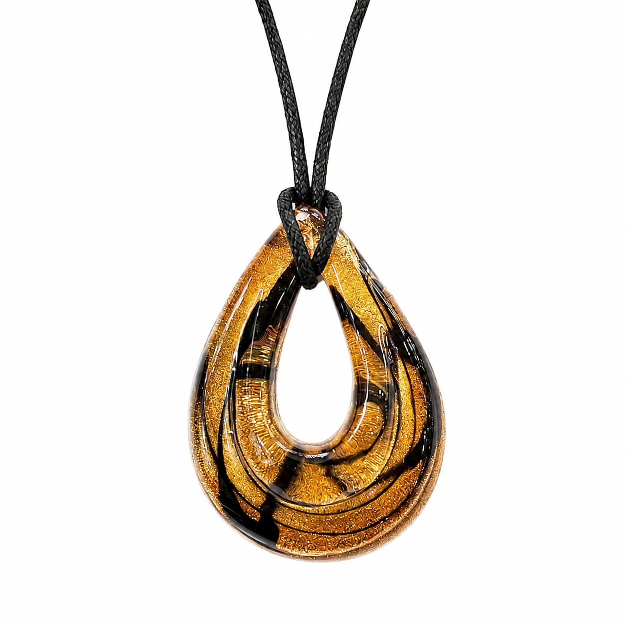 Multicolor Murano Glass Pendant With Cable Adjustable Chain For Women (M0077)-image-16