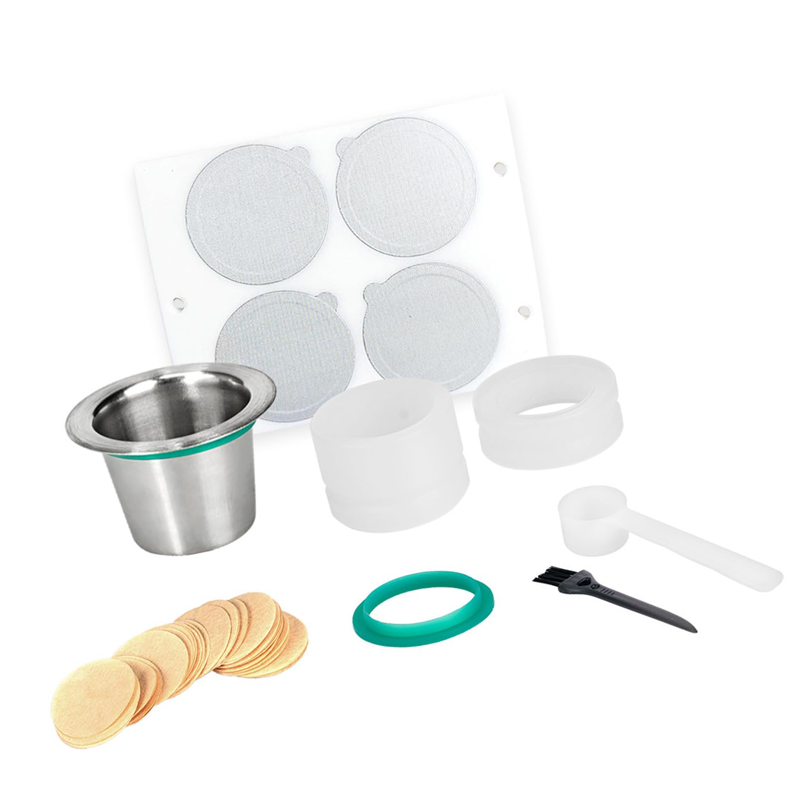 Errory A Stainless Steel Coffee Basket Filter Dishwasher Safe Metal Basket Replacement For Coffee Machine Stainless Steel Filter