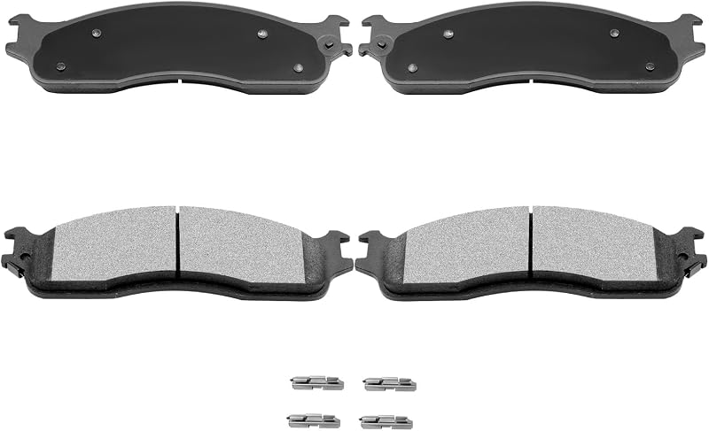 Pastilhas de freio dianteiras AUTOMUTO D965 semimetálicas para Dodge Ram – 4 unidades