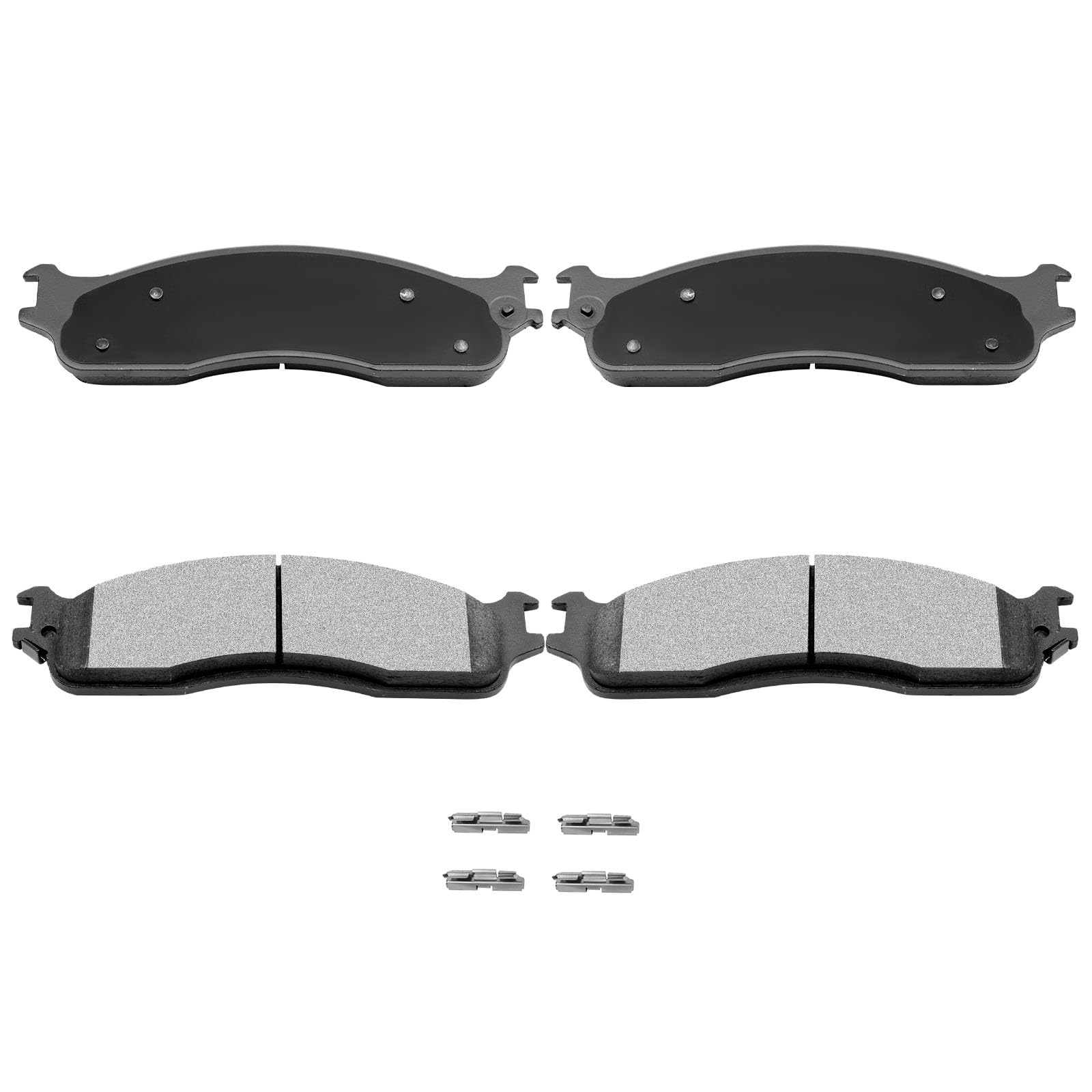 AUTOMUTO 4PCS Front Semi-Metallic Disc Brake Pads Set D965
