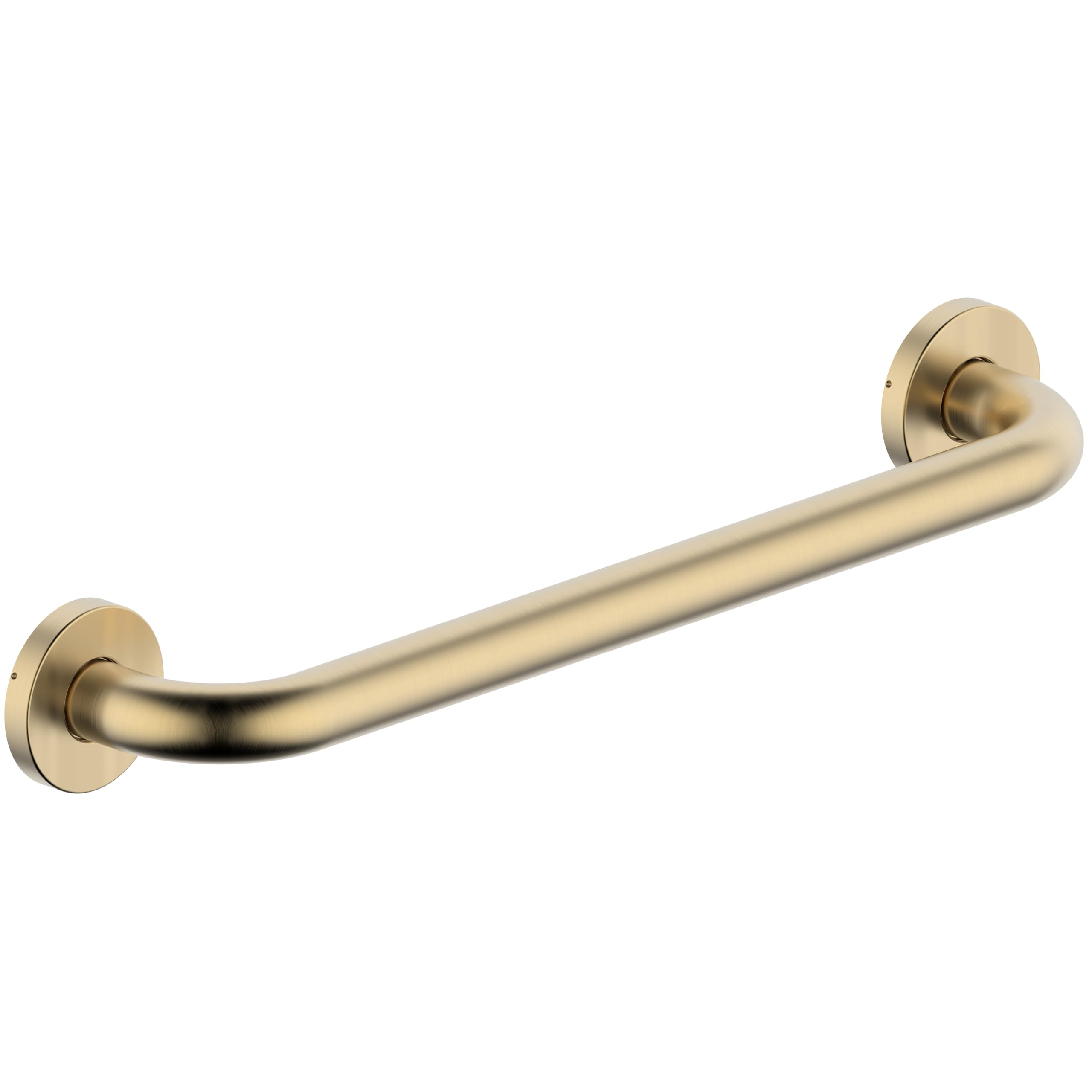 Barra di sostegno da 40,6 cm in acciaio inossidabile 304, antiscivolo, per bagno, bagno, doccia, WC, supporto per il bagno, per disabili, vasca da bagno, doccia, WC, GB-4023-BG, oro