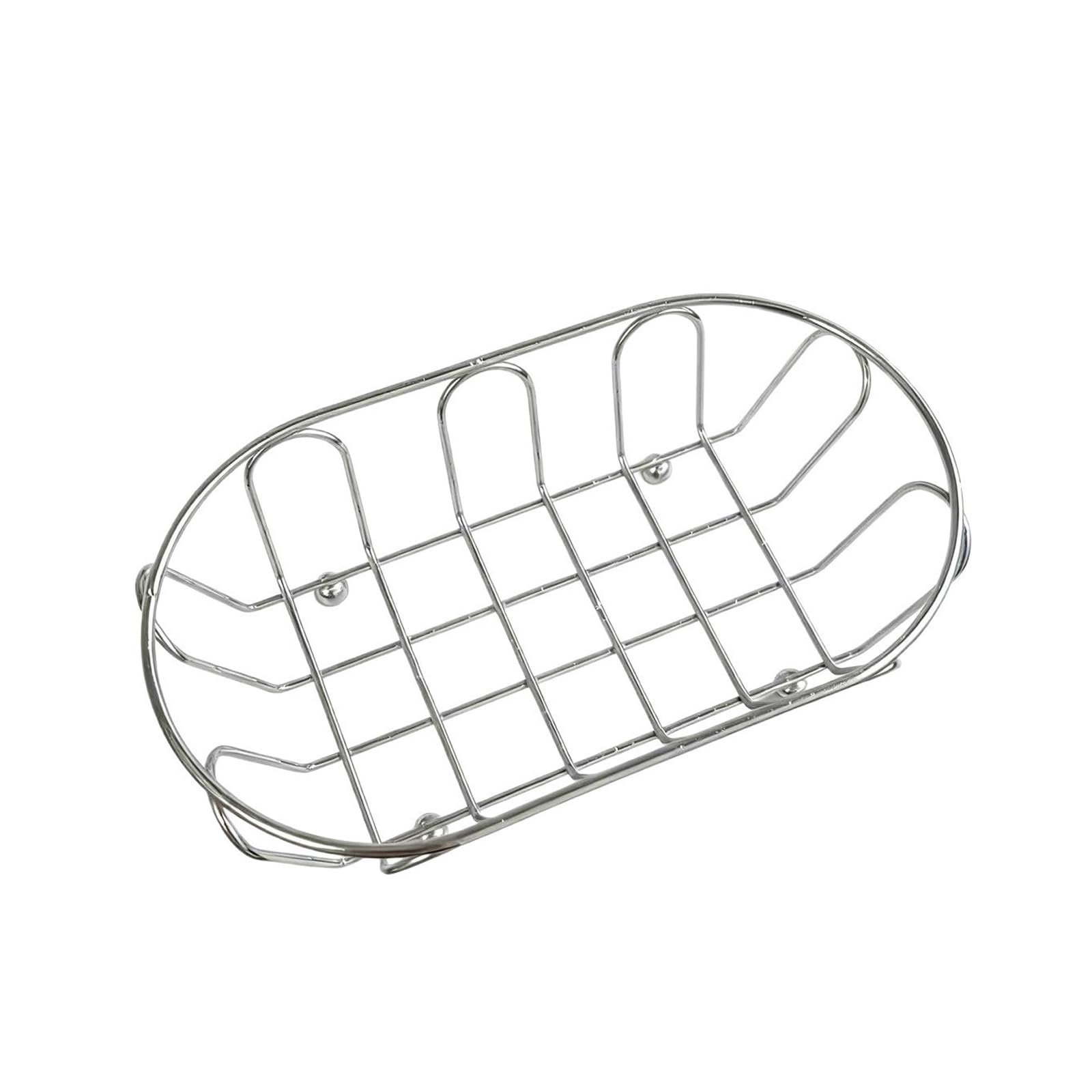 HZBB Openwork Iron Storage Bin for Bathroom Cosmetics Supplies and Household Clutters Organization Storage Basket
