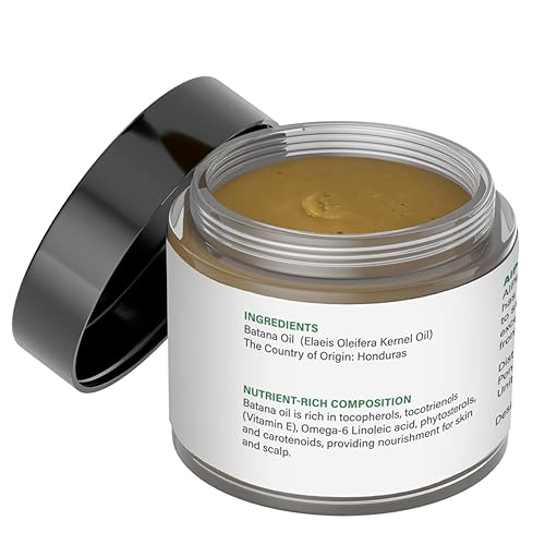 Miniatura 2 de AIPILER Aceite de batana crudo para el crecimiento del cabello 100% puro - Dr. Sebi Batana Oil de Honduras sin refinar promueve el grosor del