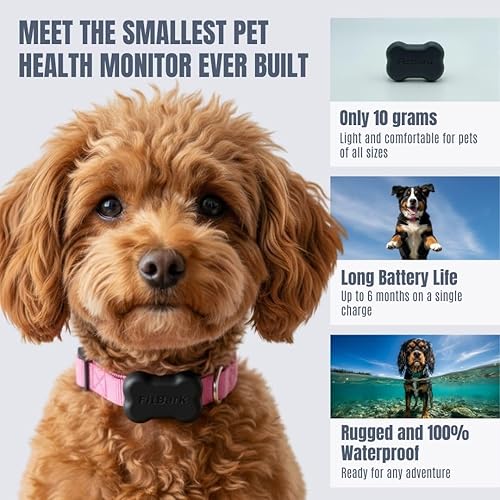 Miniatura 2 de FitBark 2 Dog Activity Monitor Health & Fitness Tracker for Dogs Waterproof, Small & Leightweight (10 g) Not a GPS Tracker