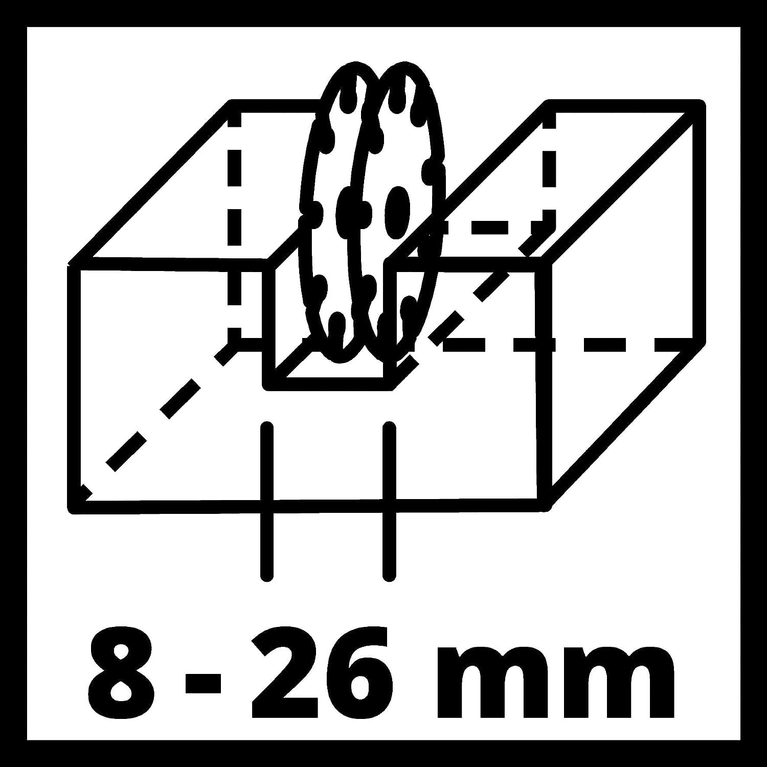 Einhell TC-MA 1300 Scanalatore Per Muro 230V 1320W 2 Dischi 125x22.2mm