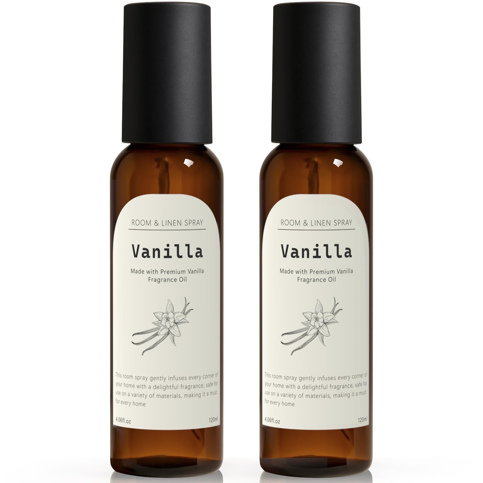 Vanilla Fragrance Room Spray Long-Lasting Room Freshener for Home Bathroom and Kitchen Air Freshener Spray Odor Eliminator 2