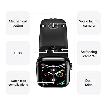 Amazon.com: Wristcam, Smart Dual-Camera Band for Apple Watch