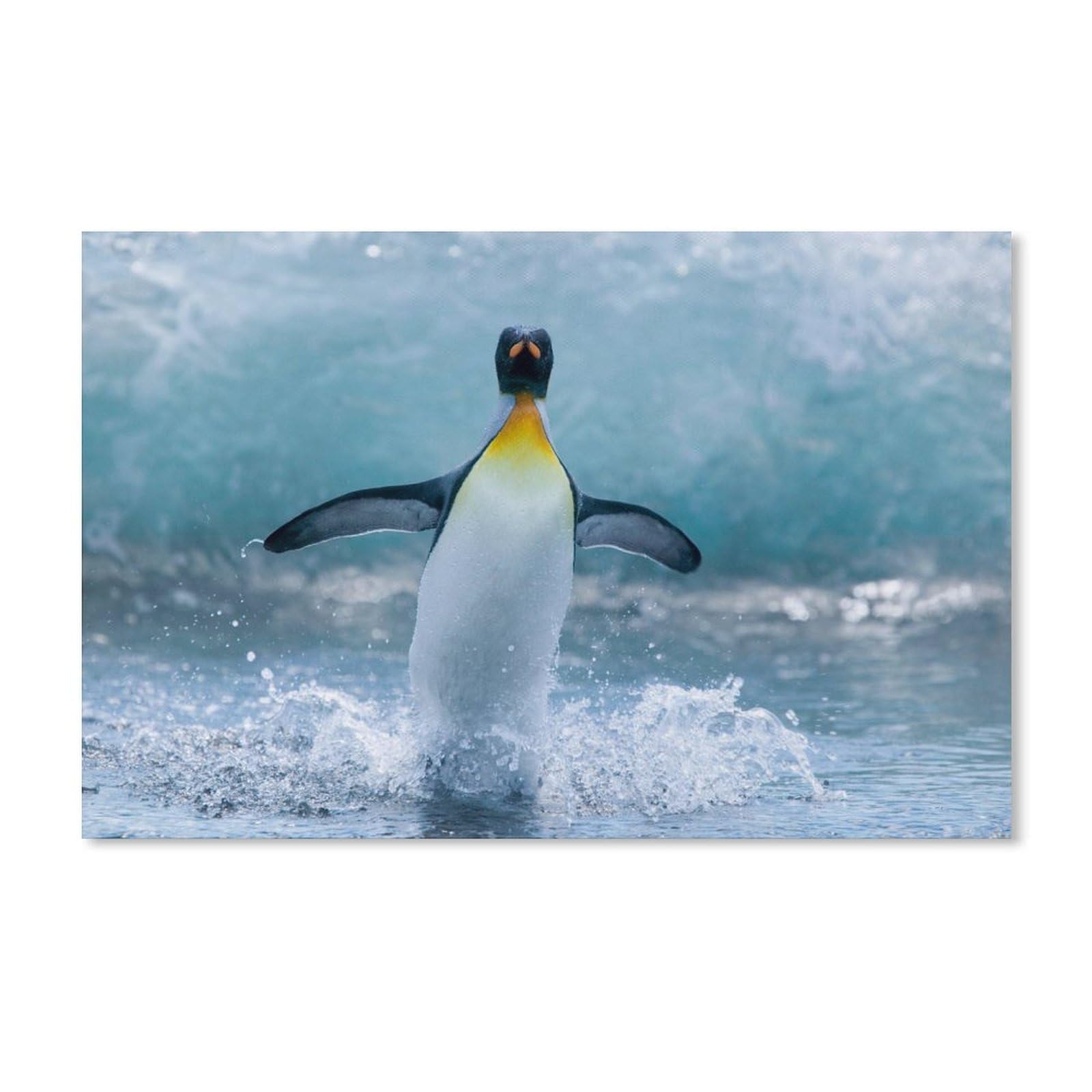 Jigsaw Puzzle 1000 Pieces,Antarctic penguins dance,cardboard Adult Toys Decompression Game 38x52CM 38x26CM — image 1