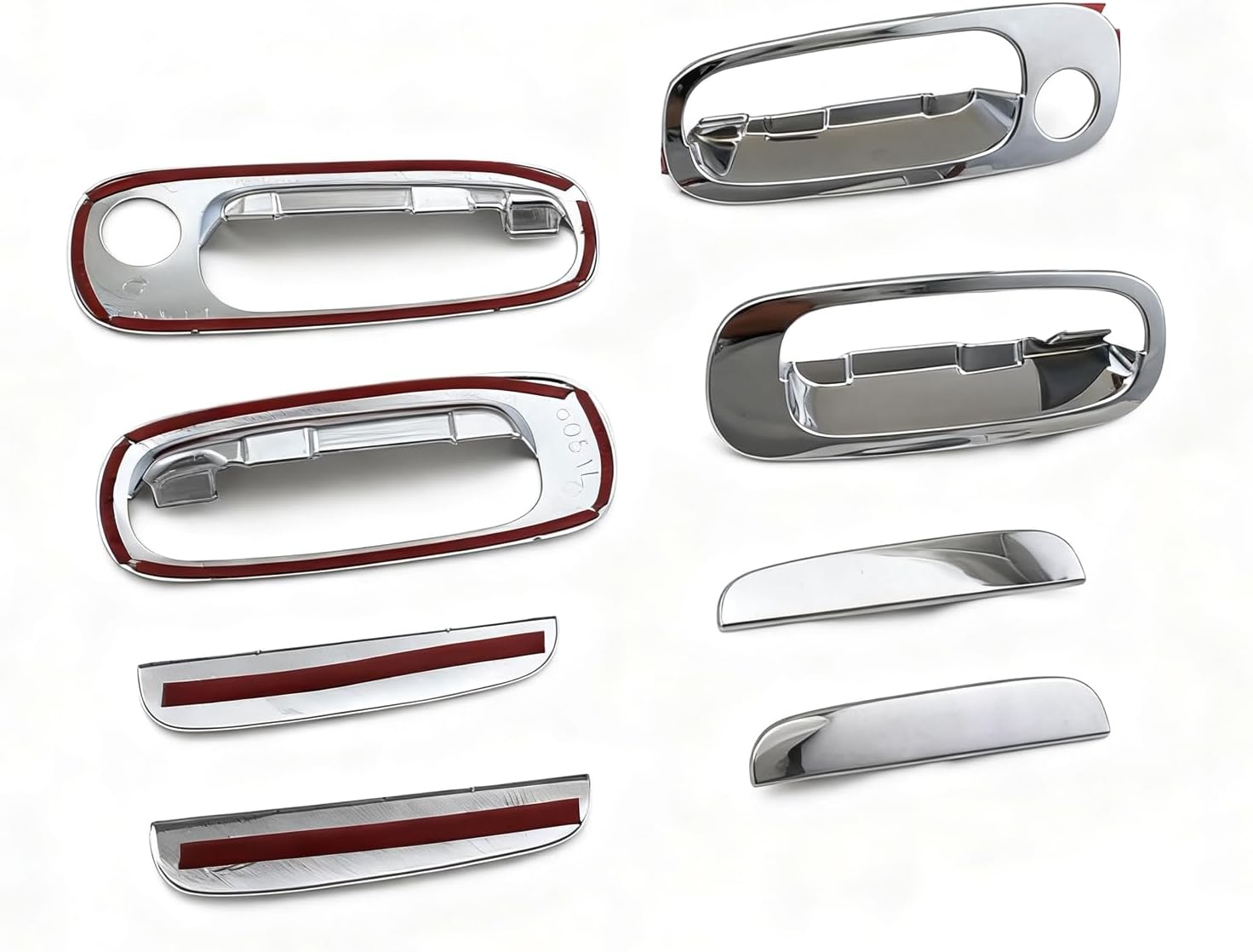 Door Handle Covers Trims Chrome Compatible with Corolla 1996-2000 Left + Right Side
