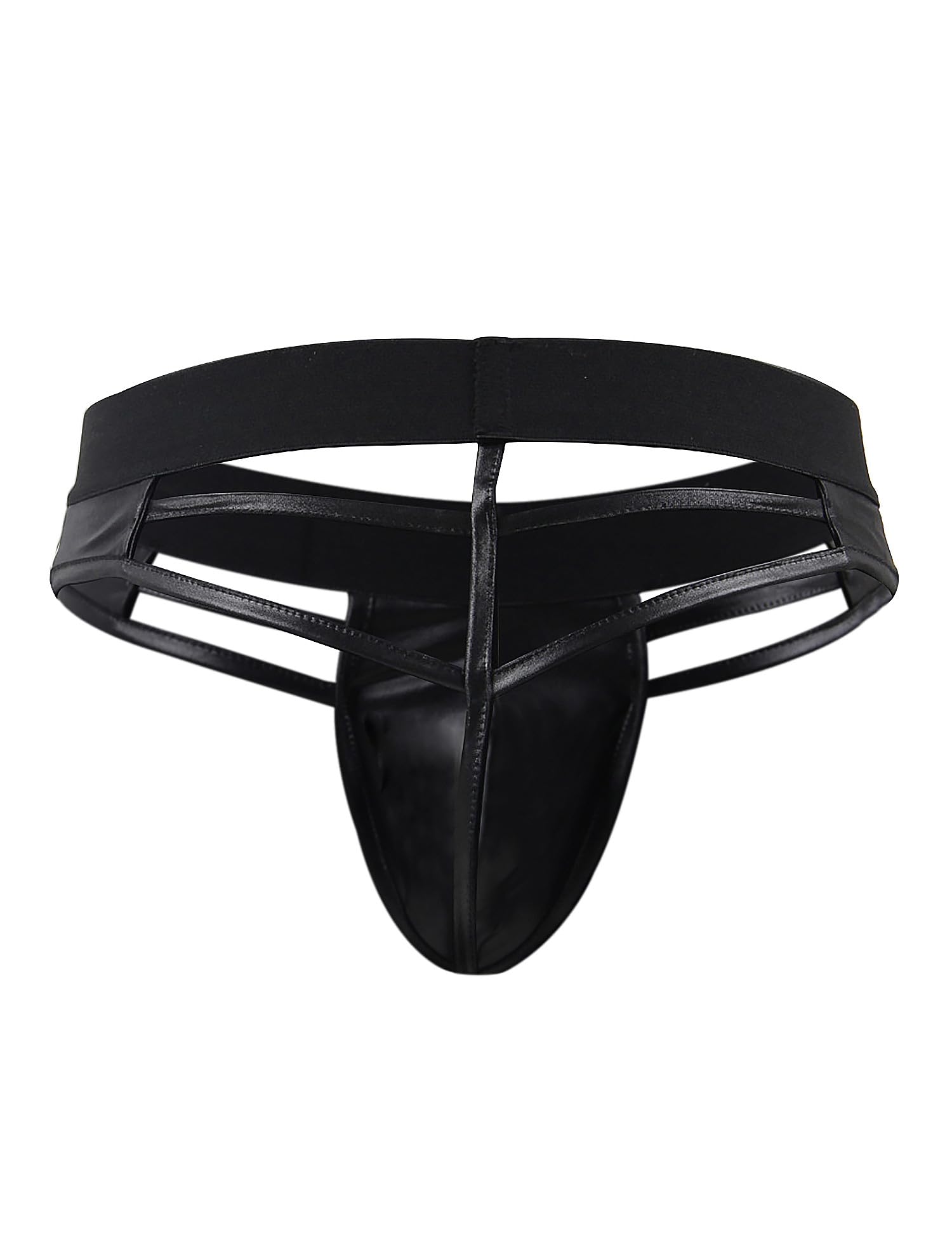 comeondear stringi męskie seksowne gorące stringi czarne elastyczne jockstrap bielizna majtki tanga niska talia G-stringi duży rozmiar