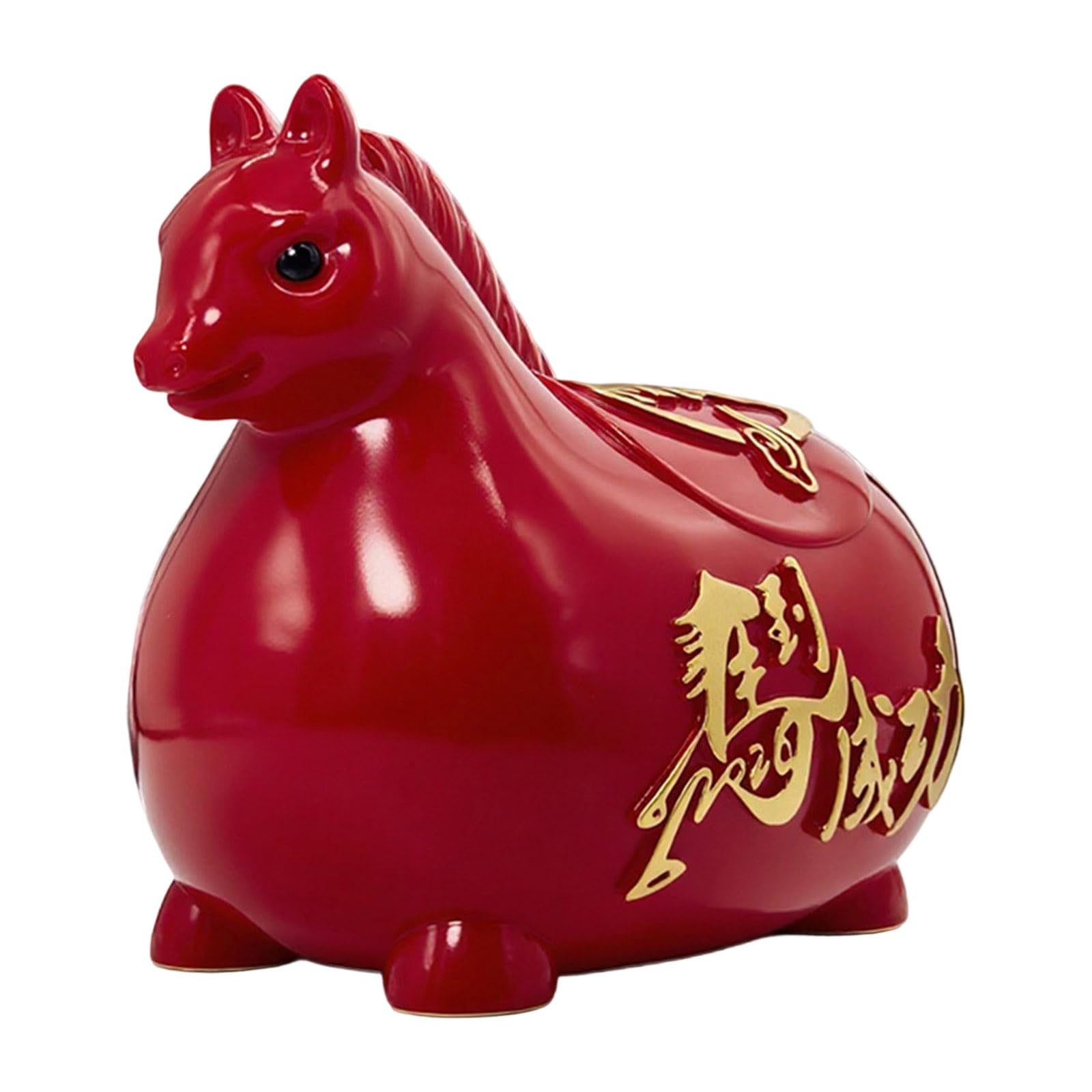 Horse Piggy Banks for Adult Kids Coin Banks Horse Figurines Money Box Jar Horses Statues Desktop Ornament Home Decors Animal Shape Piggy Figurines Home Decors