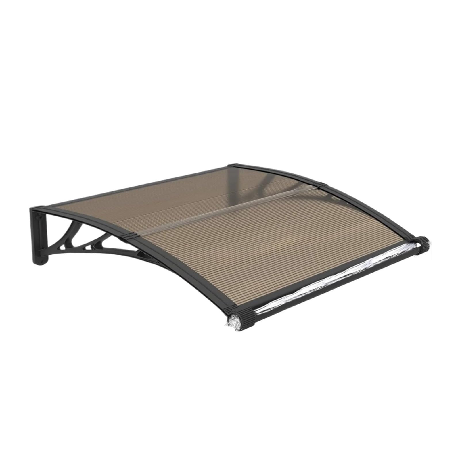Large Sink Awning For Door Entrance Polycarbonate Window Awnings Canopy Sun Shade Cover Patio Yard Rain Snow Waterproof stable(80X100CM)