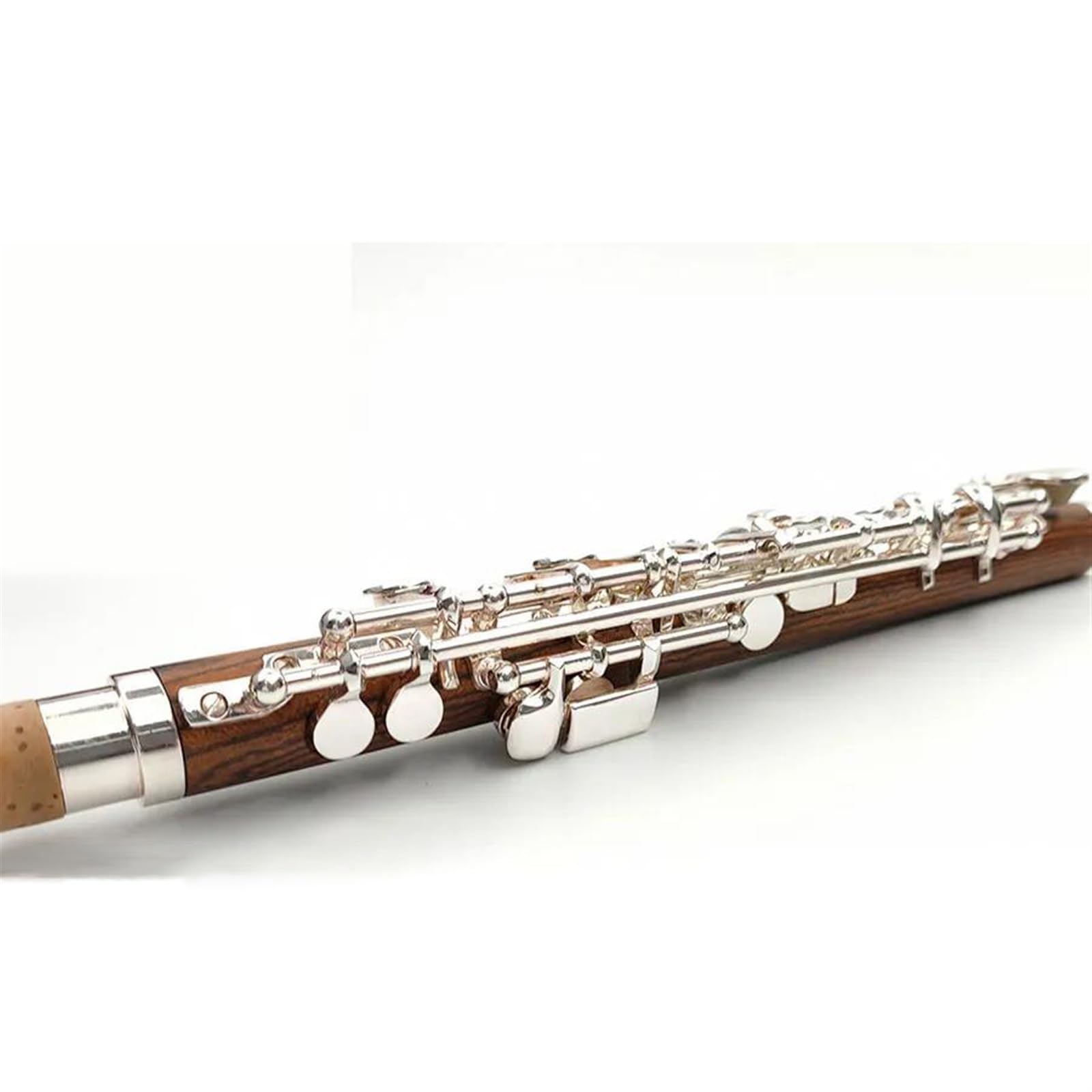 Flauto Piccolo In Do Con Chiave In Cupronichel Chiavi Placcate In Argento Corpo In Legno(162S)