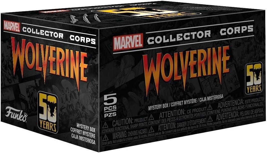 Funko Marvel Collector Corp Subscription Box: Wolverine 50th Anniversary - 2XL