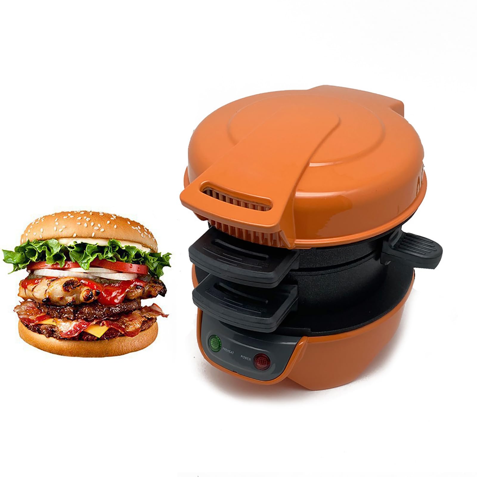 Burger Patty Maker, nieprzywierająca forma do hamburgerów, łatwe do czyszczenia talerze do gotowania, idealna do kanapek z grilla