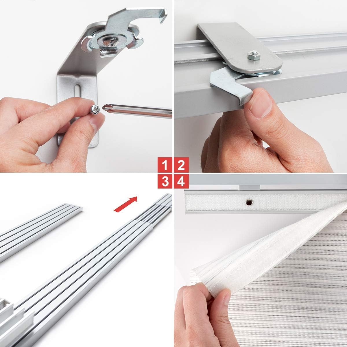 GoDear Design Adjustable Sliding Panel Track Vertical Blinds for Windows 45.8- 86 W x 96 H, Extendable Patio Door Blinds for Sliding Door, Trimmable Fabric Panel Curtinsa, Semi-Privacy, Tea Time GoDear Design Adjustable Sliding Panel Track Vertical Blinds for Windows 45.8- 86 W x 96 H, Extendable Patio Door Blinds for Sliding Door, Trimmable Fabric Panel Curtinsa, Semi-Privacy, Tea Time