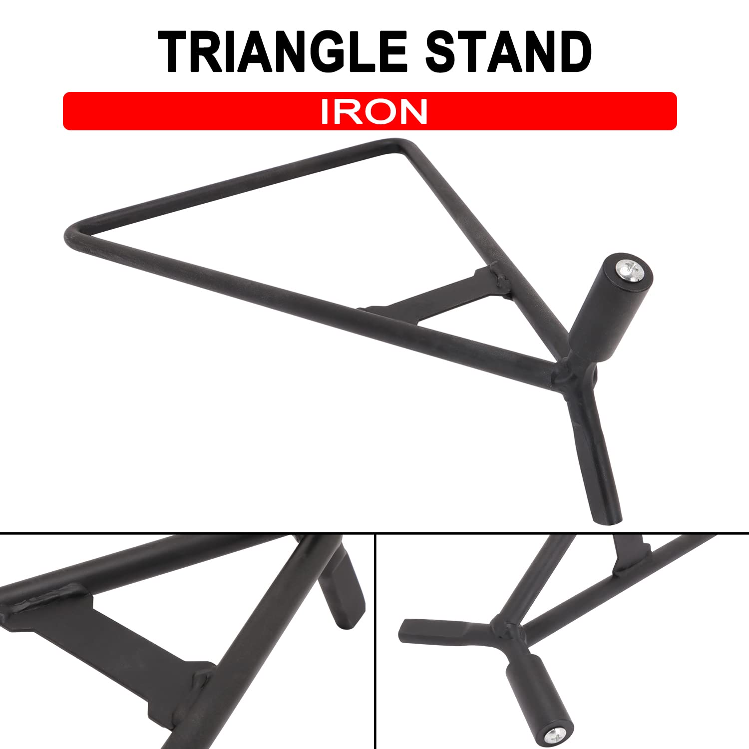 JFG RACING Béquille triangulaire universelle pour moto - Noir