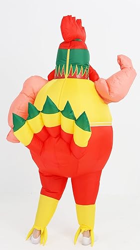 Miniatura 4 de Rooster Costume, Full Body Inflatable, Adult Size Chicken Costume