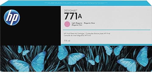HP B6Y19A 771A Cartucho de tinta original magenta claro