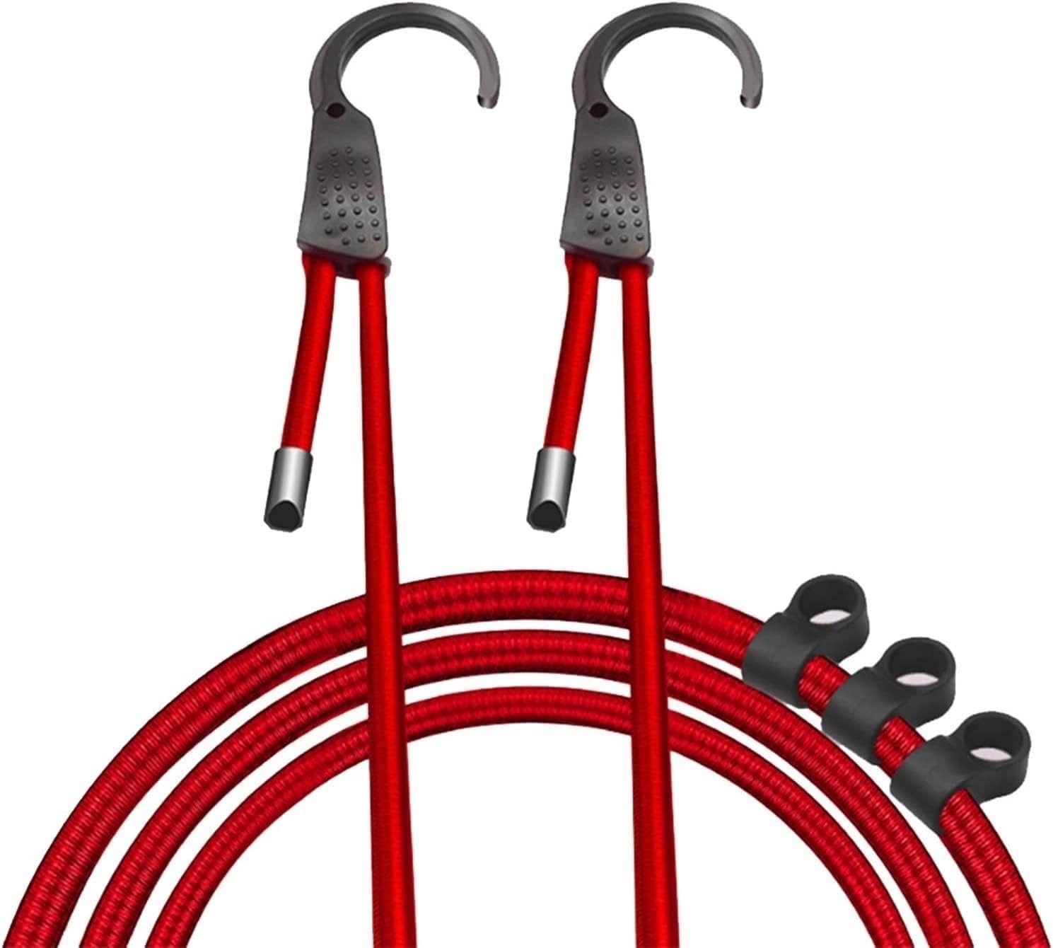 Correas de amarre, correas de amarre de amarre, correas de amarre de 1,5 m Cordones elásticos ajustables for automóvil Correas de equipaje Cuerdas Cinturones tensores Cuerdas for tender la ropa con ga