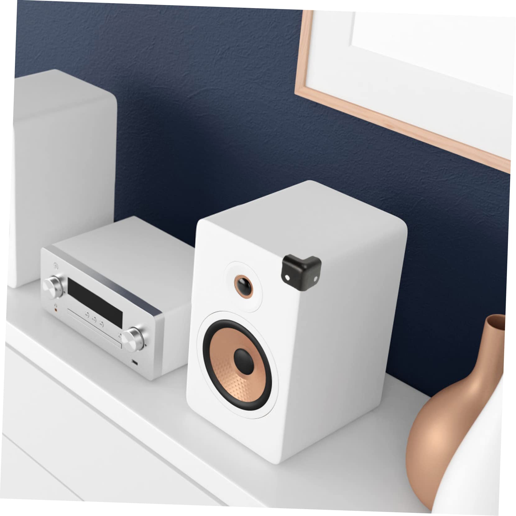 DOITOOL 16pezzi Protezioni Angolari Per Scatole Di Legno Protezione Per Cassa Acustica Decorativo Per Mobili e Valigie