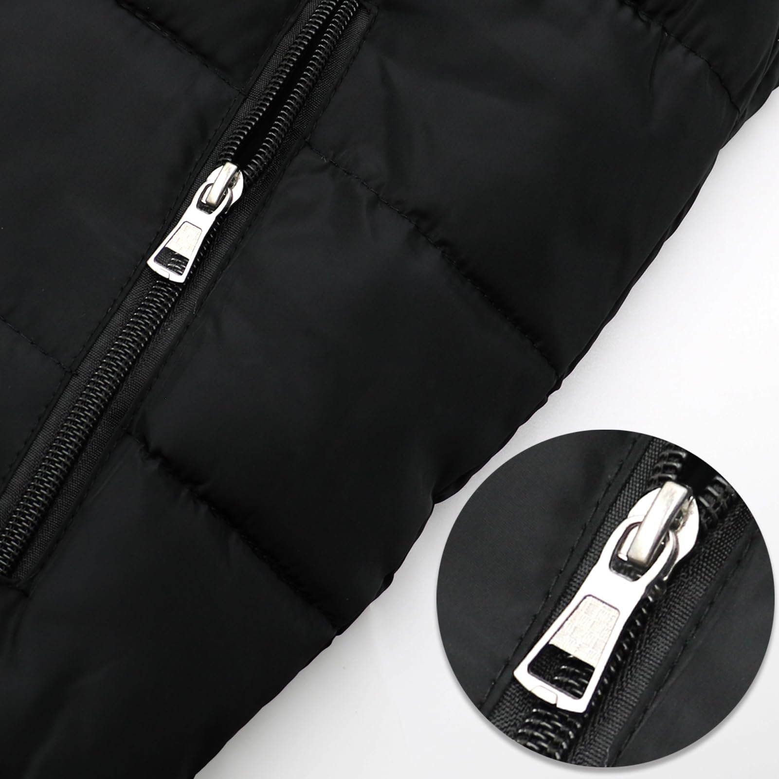 Gilet Smanicato Uomo Caldo Imbottito Invernale con Cappuccio Antivento Giacca Senza Maniche Sportivo Giubbotto Casual con Zip