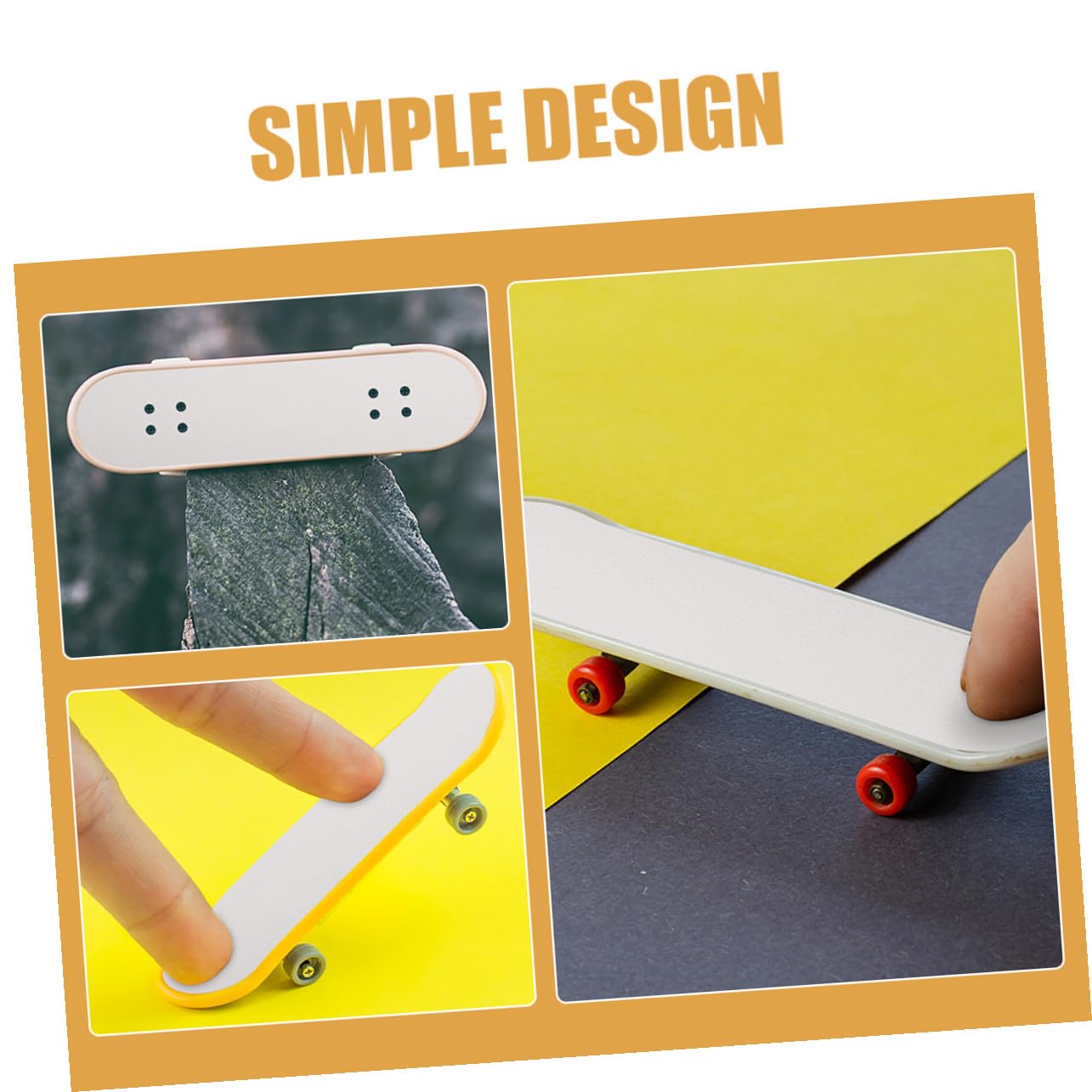 5 Stück Weißes Schaumstoff Griptape für Finger Skateboards rutschfeste Weiche Matte für Fingerboard Skateboarding Enthusiasten