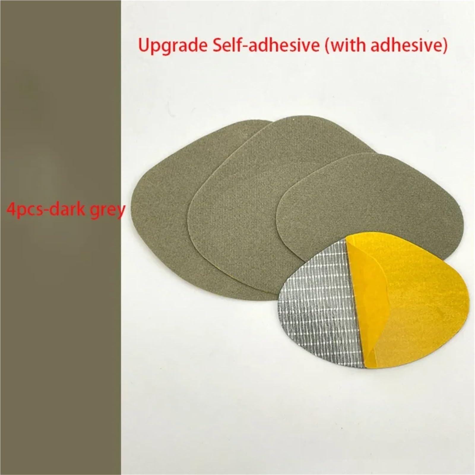 Parches autoadhesivos for zapatos deportivos, plantilla for el talón, parche adhesivo con orificio de reparación cuero microfibra, 36 Uds per punta e tallone di sneakers