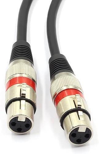 Miniatura 4 de SiYear Cable de conexión de micrófono equilibrado de 15 pies - XLR macho a doble XLR hembra cable divisor de 3 pines adaptador de audio XLR-M a dos