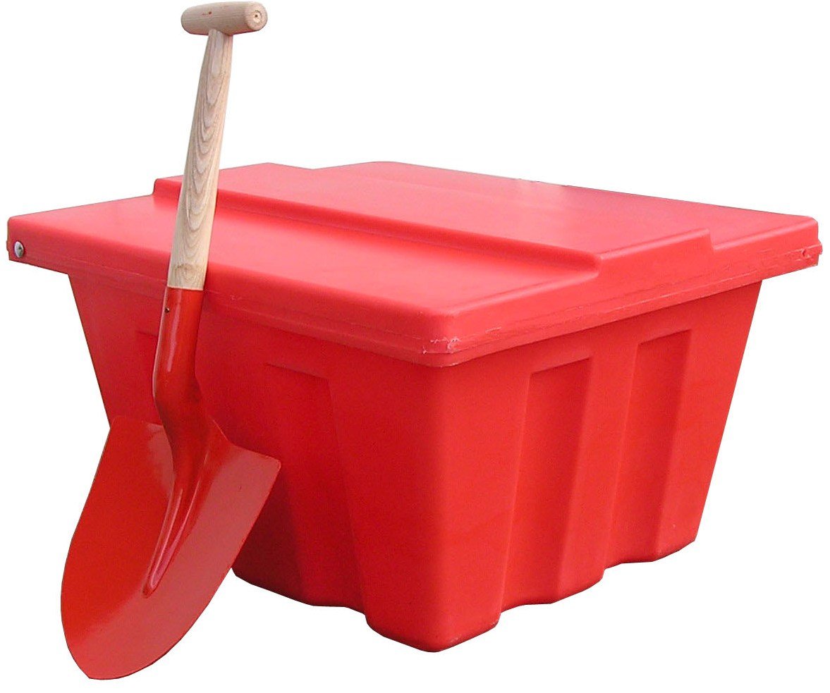 0008008 Bac à Sel en PEHD de 100L, 680mm x 750mm x 420mm