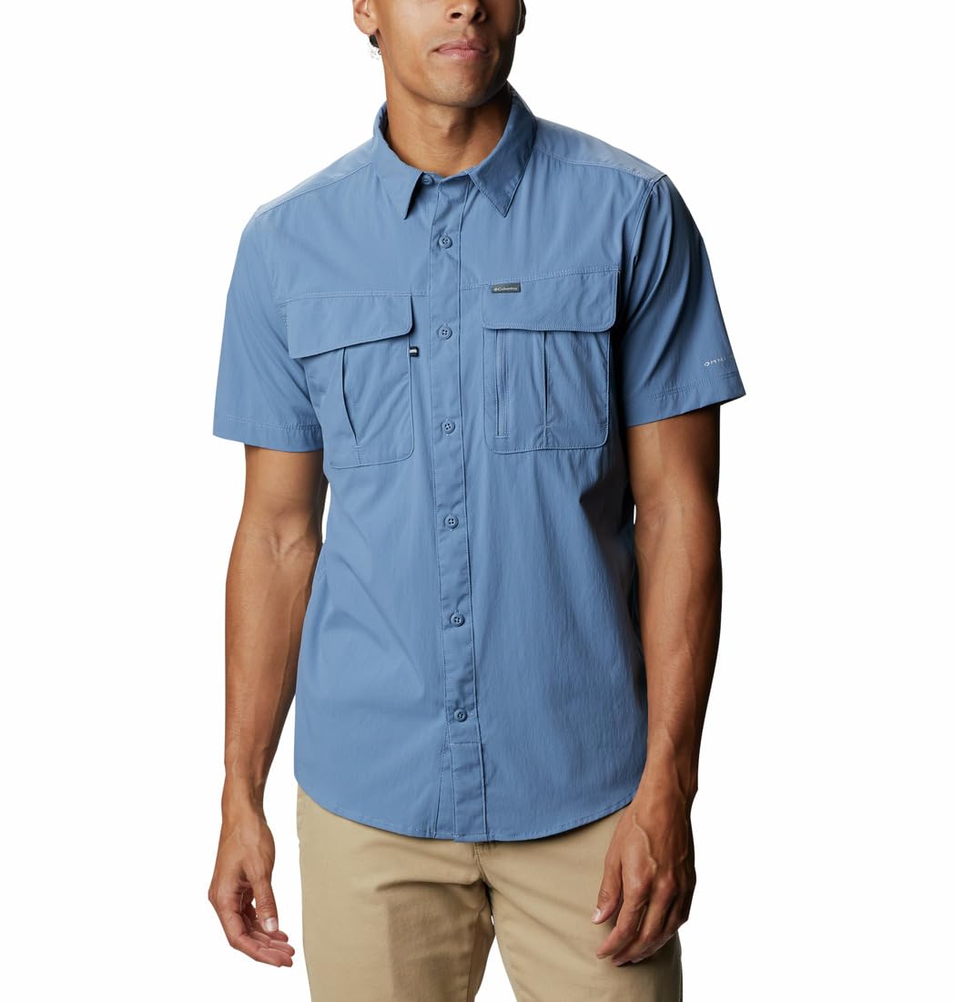 ColumbiaMen's Solid Pan-Asian Regular Newton Ridge Short Sleeve