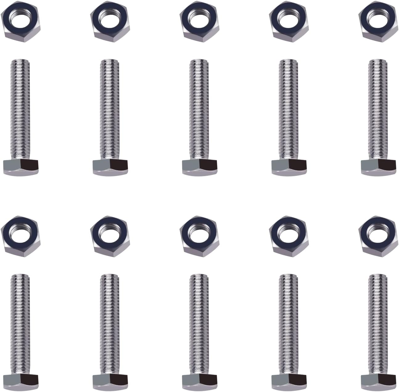 10Pcs 70060-00726 Shear Bolts (5/16in x 1-1/2in) Compatible with Ku-bota BX2750D Snowblower, Fits for B2781B B2781B F5210B F5220A F5220B LX2963 Blowers, Replace 70060-01338