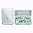 Travel Pill Organizer Moisture Waterproof Small Pill Box for Pocket Purse 6 Compartments Portable Pill Case Medicine Vitamin Holder Container (White, 6 Compartments)