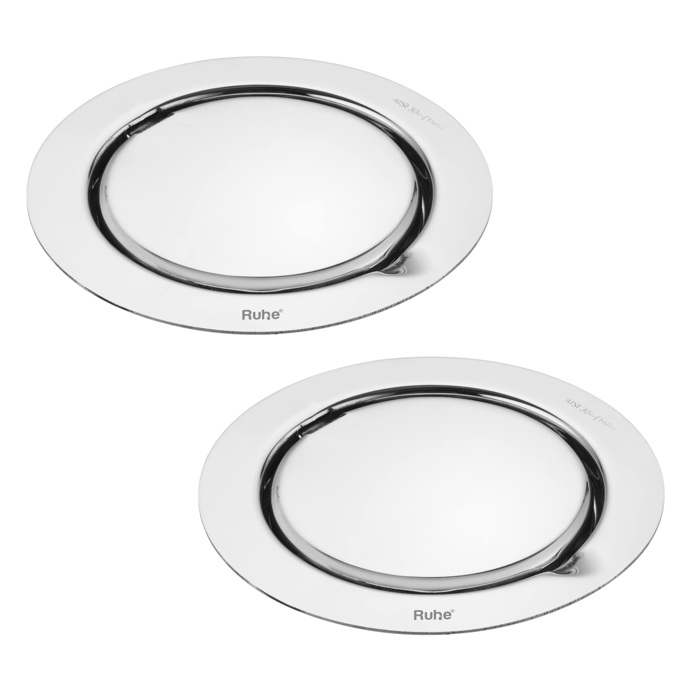 Ruhe® Floor Drainer | Premium Grade Stainless Steel Gemini Round Floor Drainer/Jali Pack of 2 (5 Inch) (B0BMVV7RJ6) Amazon Price History, Amazon Price Tracker